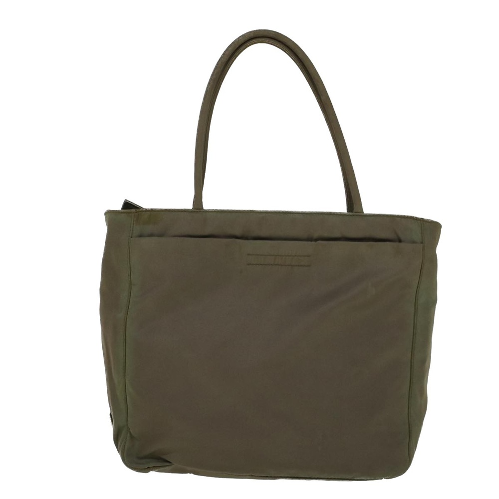 PRADA Hand Bag Nylon Gray Auth 57266 - Picture 13 of 16